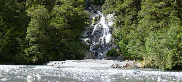 Vodopád Fantail Falls: Turistika