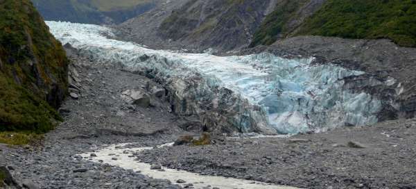 Ледник Фокса: Погода и сезон