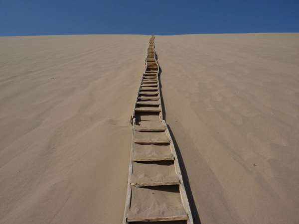 Escalera de dunas
