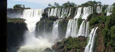 Argentine side of Iguazu Falls