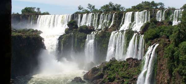 Argentijnse kant van de Iguazu-watervallen: Weer en seizoen
