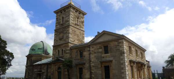 Sydney Observatory: Víza