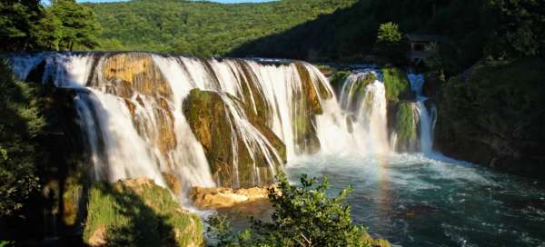 Wodospady w Parku Narodowym Una