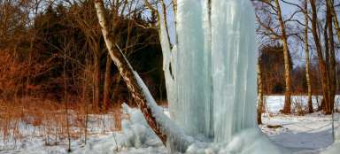 Lovětínský ledový stalagmit
