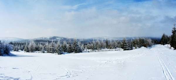 Artistic cross-country skiing in Šumava 2nd service: Weather and season
