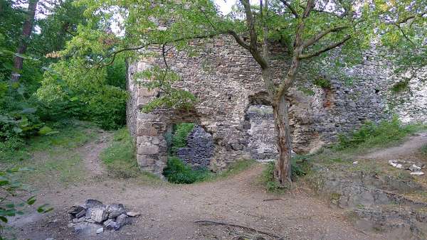 Główna część ruin