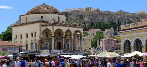 Monastiraki-Platz: Preise und Kosten