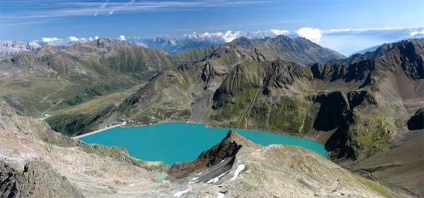 Panorama dalla cima del Sulzkogel