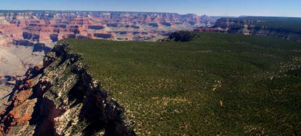 Přelet nad Grand Canyonem: Počasí a sezóna