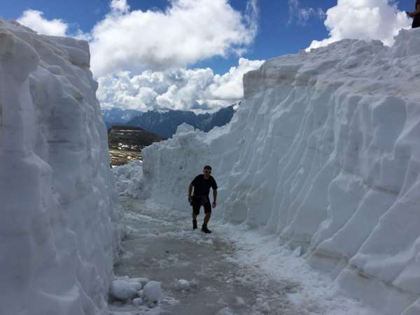 Sentier jusqu'au chalet