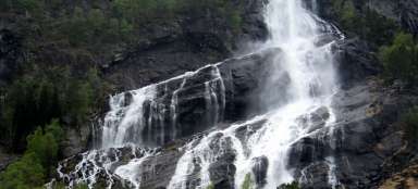 Vidfossen-Wasserfall