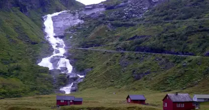 Dolina górska Myrkdalen