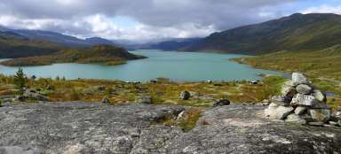 Jezioro Ovre Sjodalsvatnet