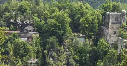 Hrad Oybin a okolí