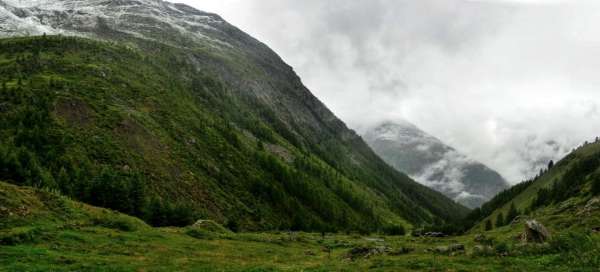 Täschalp 2214 м над уровнем моря: Погода и сезон