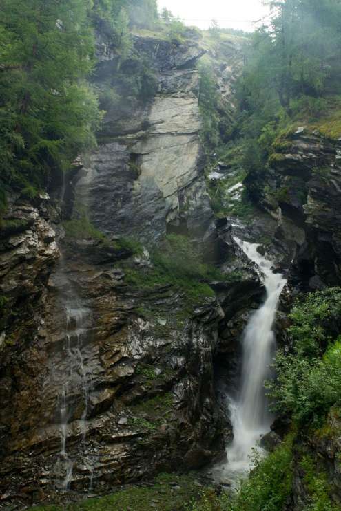 Täsch waterfall