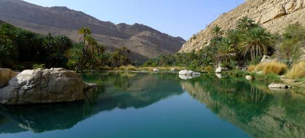 The most beautiful places in Oman: Weather and season