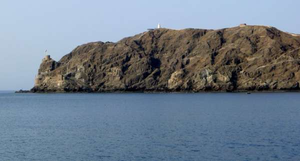 Widok na wyspę Fishers Rock