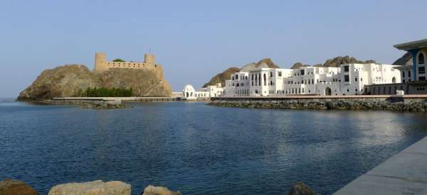 Uitzicht op Al Jalali Fort
