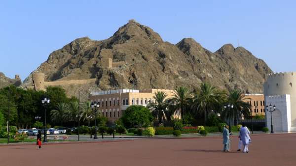Mountains above Old Muscat