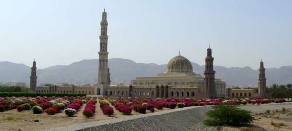 Vista panorâmica da mesquita