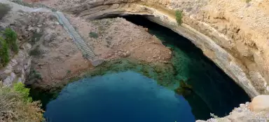 Swimming in Bimmah Sinkhole