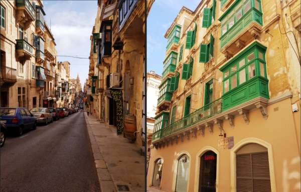 Procházka uličkami starého města Valletty