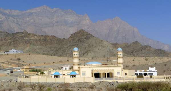 Mosquée et Djebel Sham