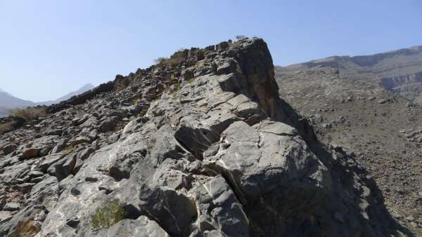 Kasteel op de top van een rots