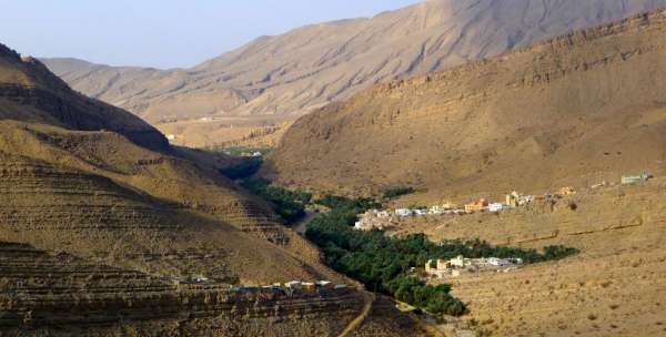 Magnificent views of the wadi