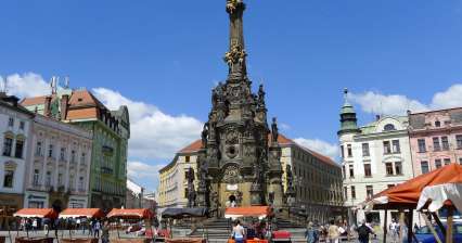 Bovenste plein in Olomouc