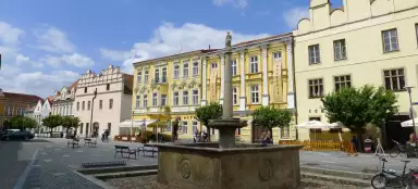 Площадь Мира в Славонице