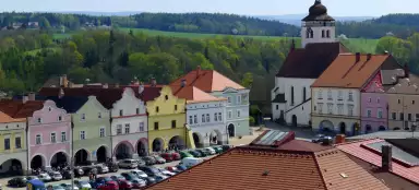Nové Město nad Metují의 후스 광장