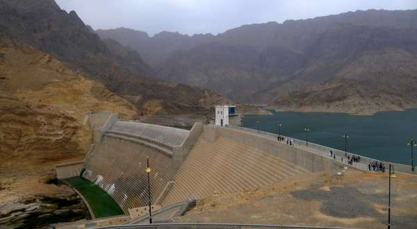 View of the main dam