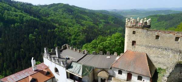 Prohlídka hradu Boskovice: Ubytování