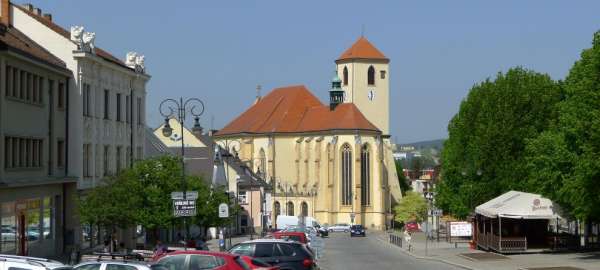 Igreja de St. Jakub, o Velho, em Boskovice