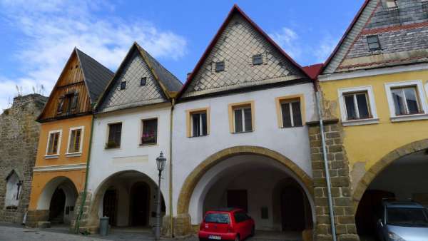Maisons pittoresques d'Ústí nad Labem