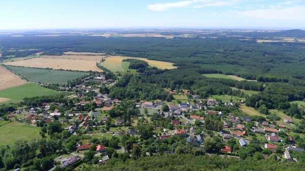 View of Bezděz and surroundings