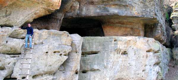 Klemperk-Höhle: Einsteigen