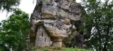Die Ruine der Burg Jestřebí
