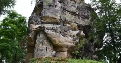As ruínas do Castelo de Jestřebí