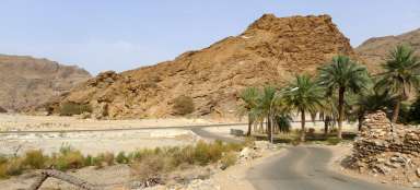Fahrt durch das Wadi Mayh