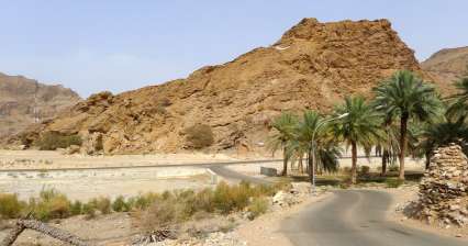 Jízda skrz Wadi Mayh