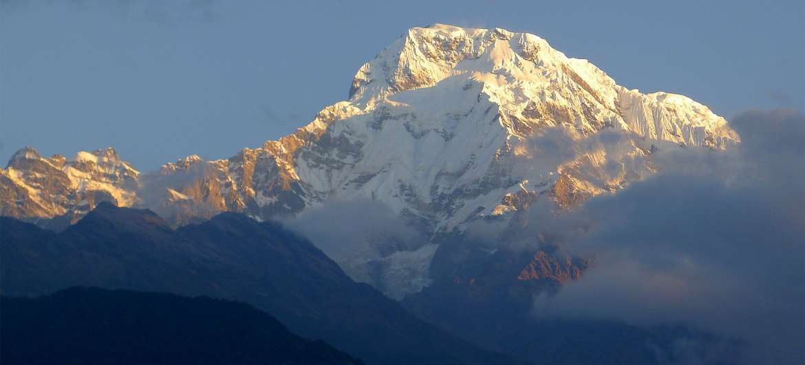Setzt Pokhara und Umgebung