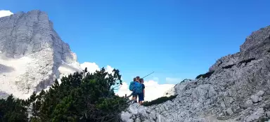 Crossing Totes Gebirge z dziećmi