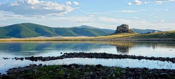 Jezero Terchiin Cagaan Nuur: Počasí a sezóna