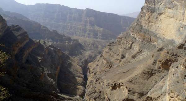 Uitzicht op Wadi Nakhro