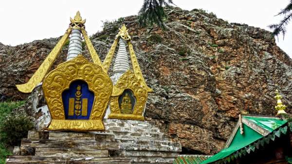 Goldene Stupas