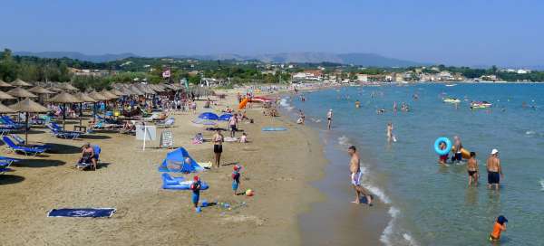 Strand von Tsilvi: Wetter und Jahreszeit