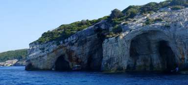 Modré jaskyne na Zakynthosu